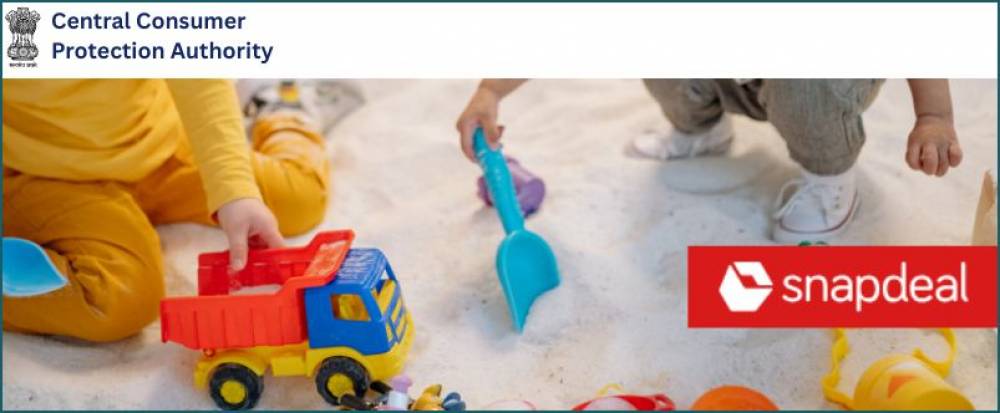 5 lakh Penalty imposed on Snapdeal for Sale of Non-Compliant BIS Standard Toys