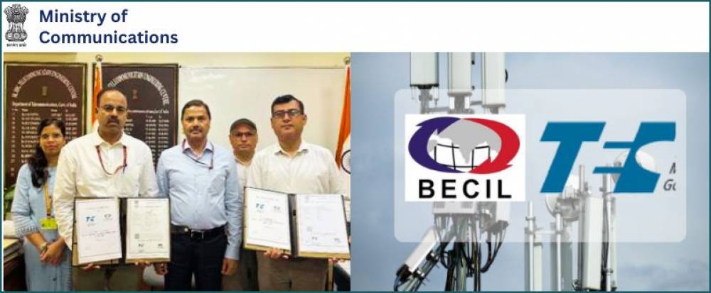 Telecommunication Engineering Centre signs MoU with BECIL