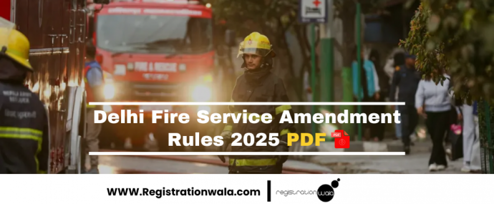 Delhi Fire Service Amendment Rules 2025 PDF