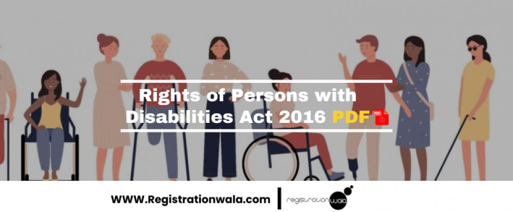 Rights of Persons with Disabilities Act 2016 PDF