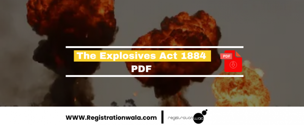 The Explosives Act 1884 PDF