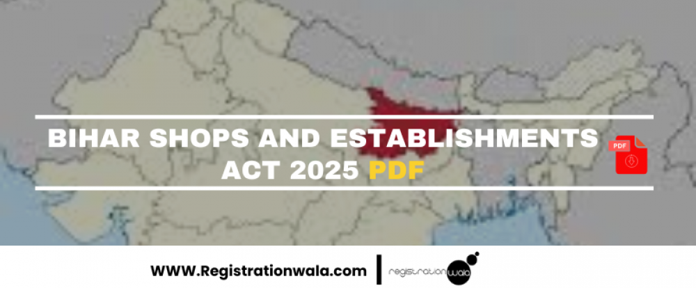 Bihar Shops and Establishments (Regulation of Employment and Conditions of Service) Act 2025 PDF