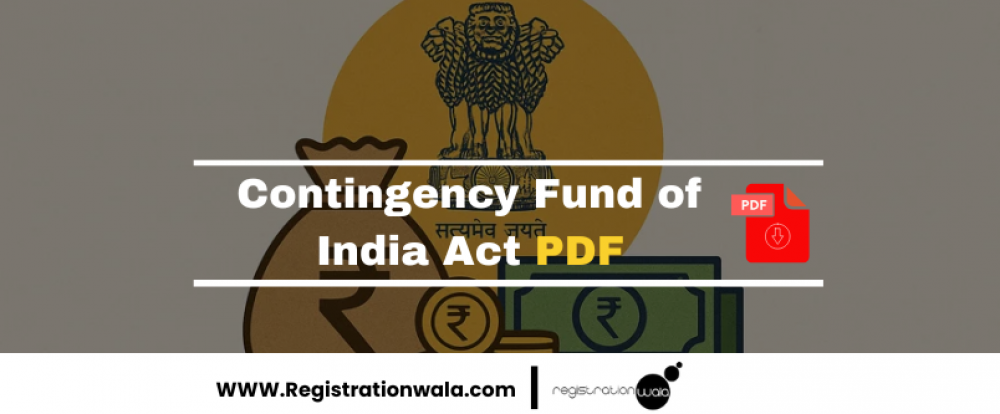 Contingency Fund of India Act PDF