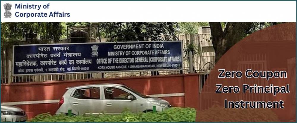 MCA facilitates Corporate Social Responsibility through Zero Coupon Zero Principal Instrument