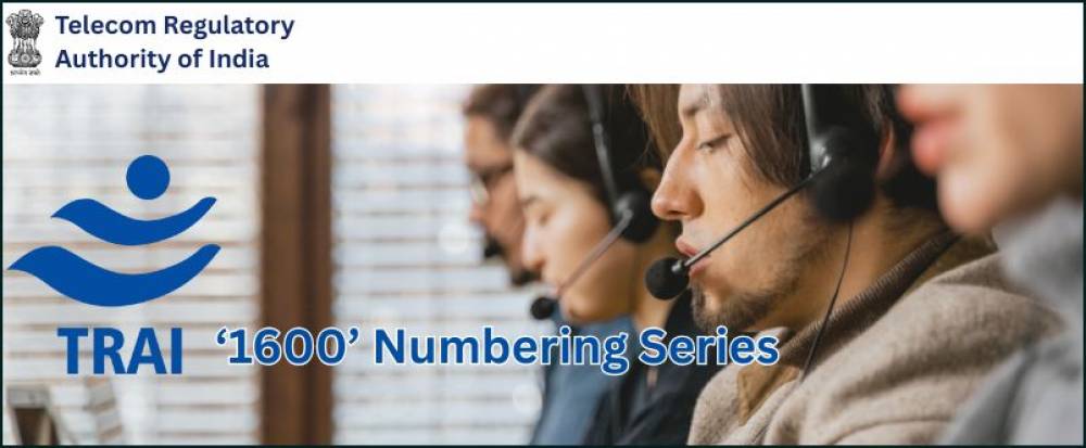 TRAI mandates phase-wise adoption of 1600-series by BFSI sector entities