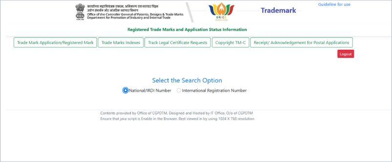 select search option