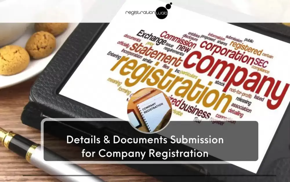 Details & Documents Submission for Company Registration