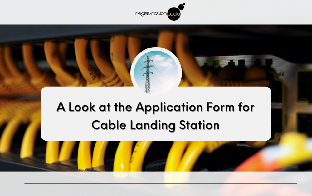 A Look at the Application Form for Cable Landing Station