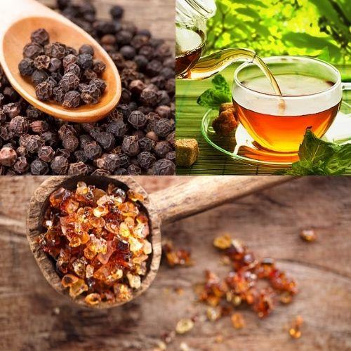 Pepper, Tea, and Vegetable Saps