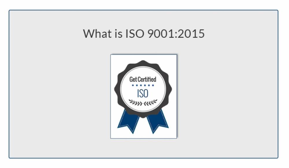 What is ISO 9001:2015?