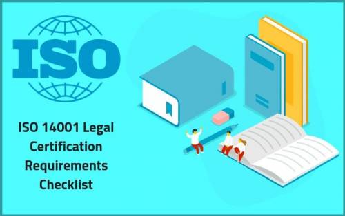 ISO 14001 Legal Certification Requirements Checklist