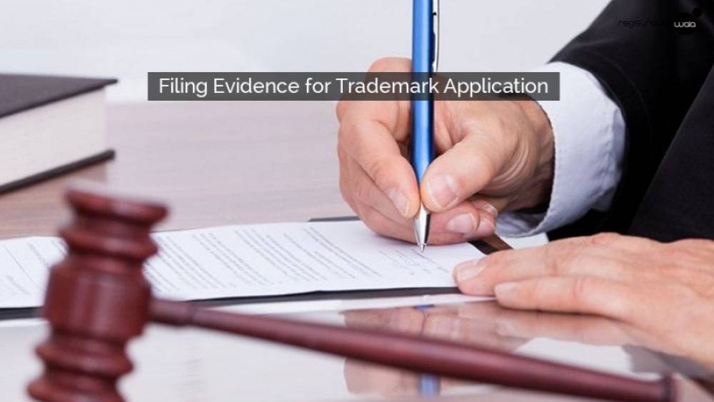 Filing Evidence for Trademark Application