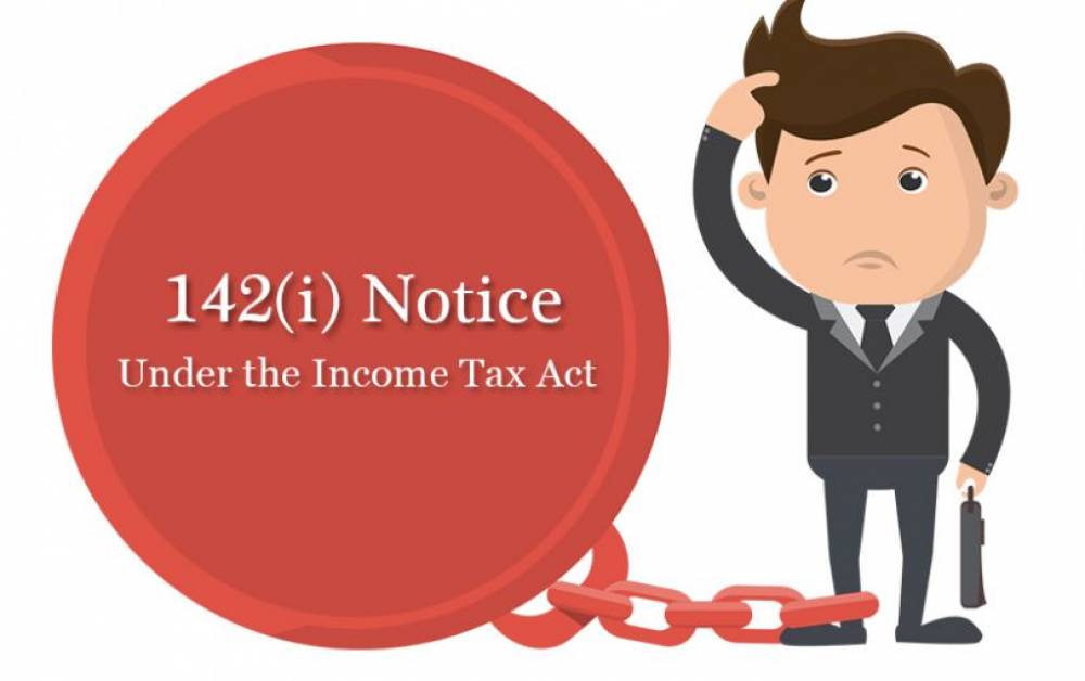 142(I) Notice Under the Income Tax Act