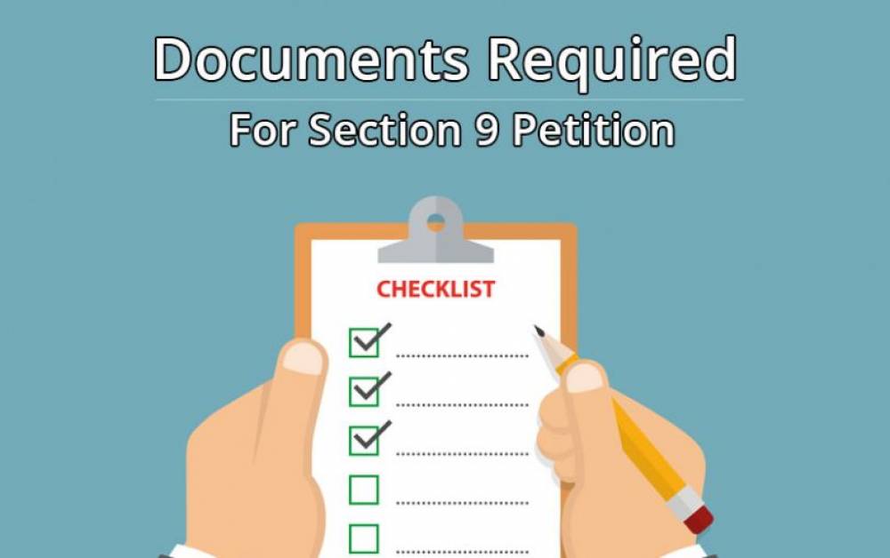 List of Documents Required For Section 9 Petition