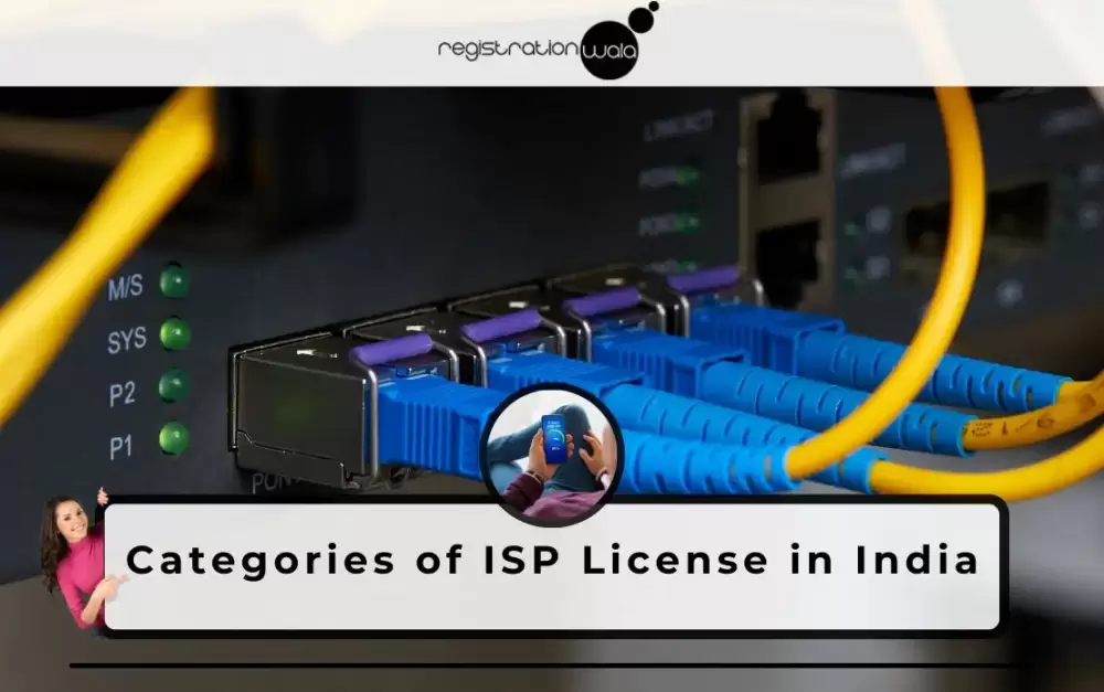 Categories of ISP License in India