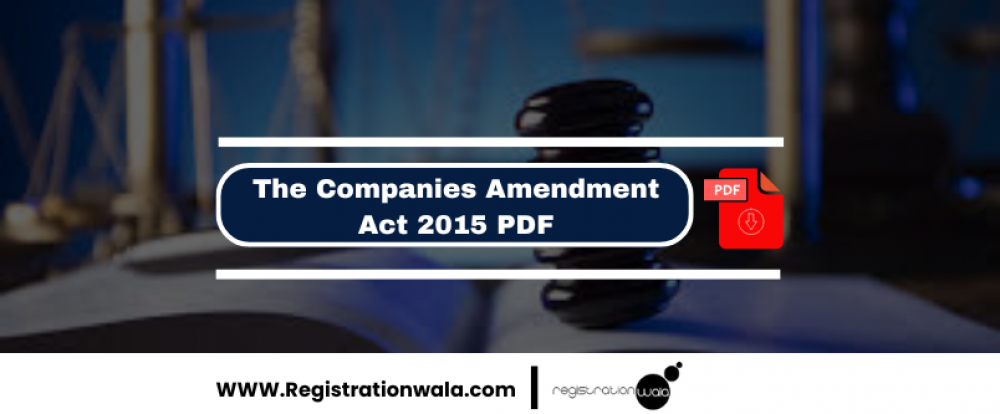 The Companies Amendment Act 2015 PDF