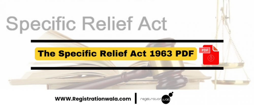 The Specific Relief Act 1963 PDF