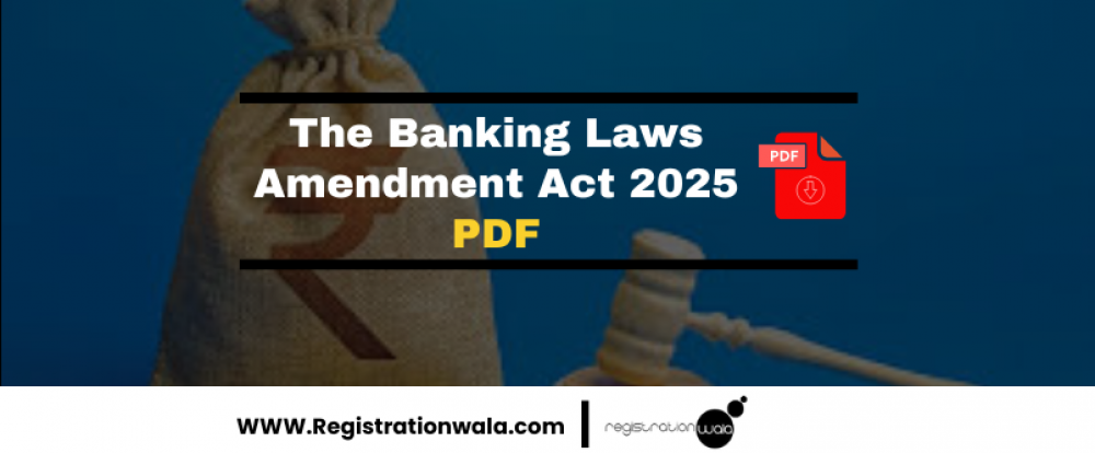 The Banking Laws Amendment Act 2025 PDF