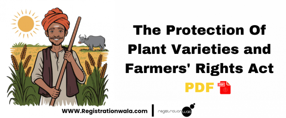 The Protection Of Plant Varieties and Farmers' Rights Act PDF