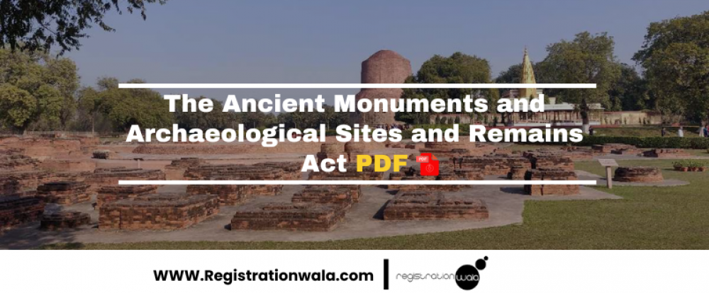 The Ancient Monuments and Archaeological Sites and Remains Act PDF