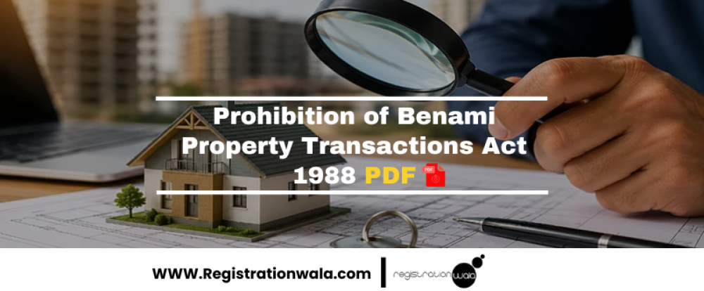 Prohibition of Benami Property Transactions Act 1988 PDF