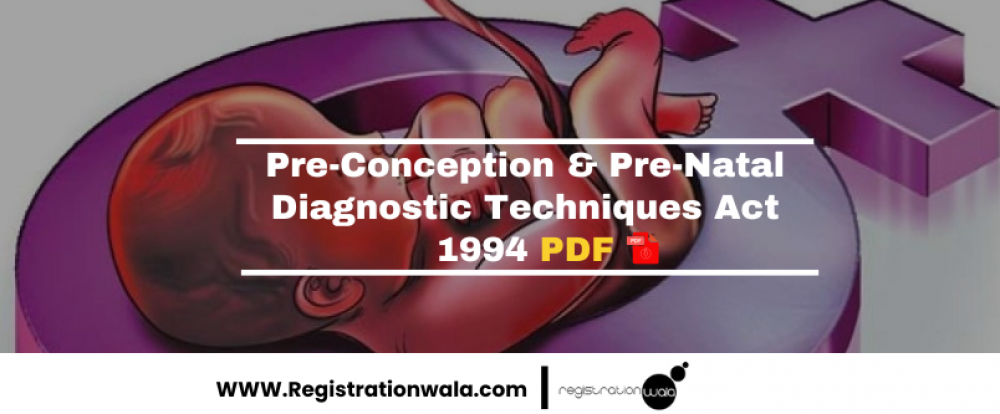 Pre-Conception & Pre-Natal Diagnostic Techniques Act 1994 PDF