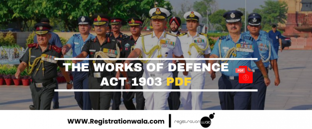 The Works of  Defence Act 1903 PDF