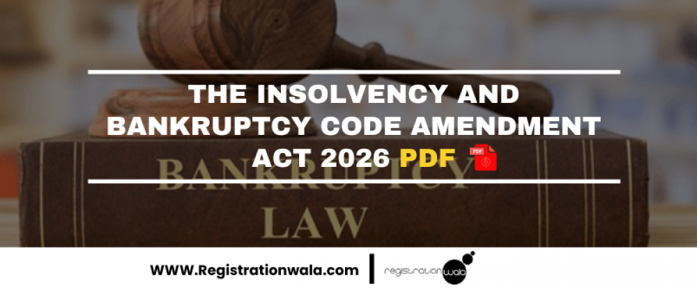 THE INSOLVENCY AND BANKRUPTCY CODE AMENDMENT ACT 2026 PDF