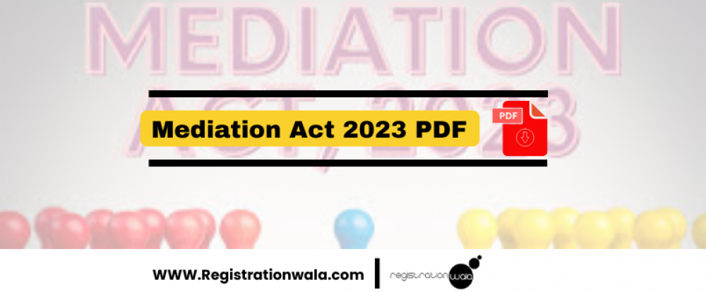 Mediation Act 2023 PDF