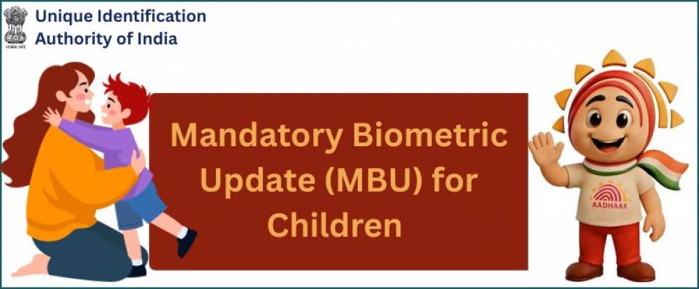Mandatory Biometric Update (MBU) for Children Free Until 30 September