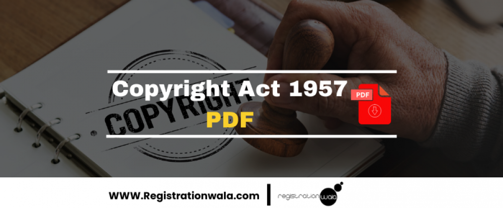 Copyright Act 1957 PDF