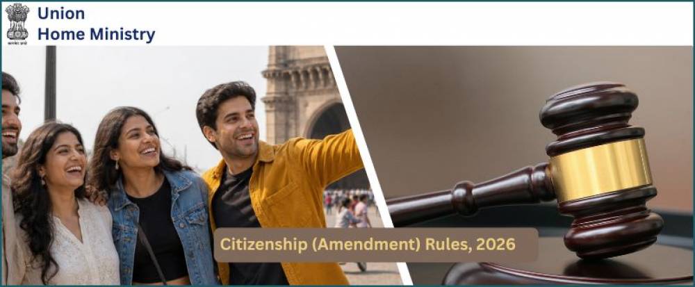 Govt notifies Citizenship (Amendment) Rules, 2026