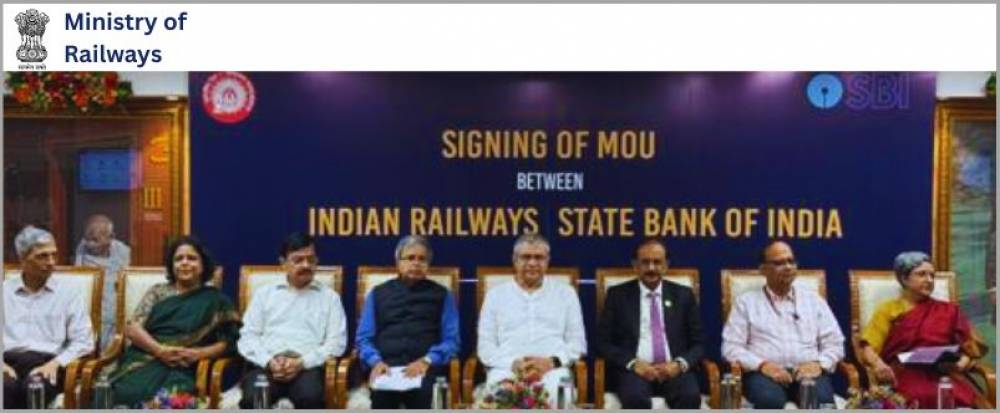 Indian Railways & SBI Sign MoU for Insurance Benefits to Railway Employees