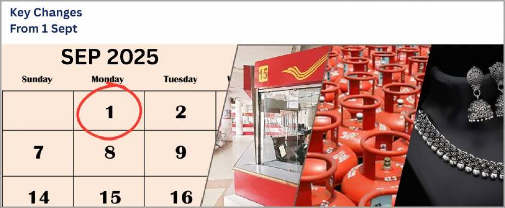 Key Changes From 1 Sept: Registered Post’s Merger with Speed Post, Fall in LPG Rate and Silver Hallmarking Rules