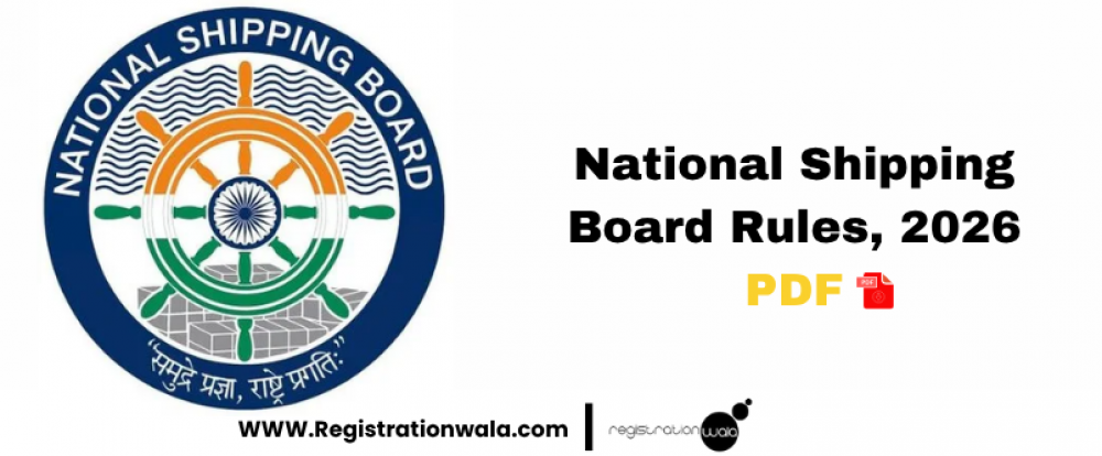 National Shipping Board Rules, 2026