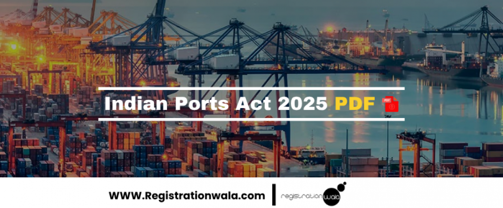 Indian Ports Act 2025 PDF