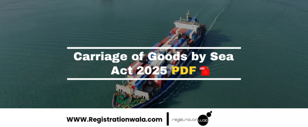 Carriage of Goods by Sea Act 2025 PDF
